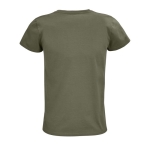 T-shirt eco de mulher em materiais orgânicos vista traseira