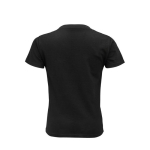 T-shirt para criança em algodão orgânico suave 175 g/m2 SOL'S Pioneer cor preto vista traseira