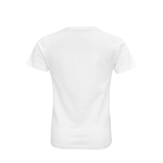 T-shirt para criança em algodão orgânico suave 175 g/m2 SOL'S Pioneer cor branco vista traseira