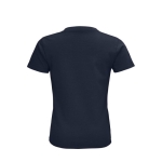 T-shirt para criança em algodão orgânico suave 175 g/m2 SOL'S Pioneer cor azul-marinho vista traseira