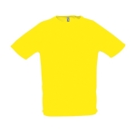 T-shirts desportivas para personalização cor amarelo sexta vista