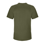 T-shirts transpiráveis com logo em poliester 140 g/m2 SOL'S Sporty cor verde militar vista traseira