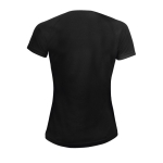 T-shirts desportivas transpiráveis em poliester 140 g/m2 SOL'S Sporty cor preto vista traseira