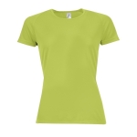 T-shirts desportivas transpiráveis em poliester 140 g/m2 SOL'S Sporty cor verde-claro oitava vista