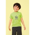 T-shirt desporto infantil poliester transpirável 140 g/m2 SOL'S Sporty cor preto