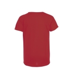 T-shirt desporto infantil poliester transpirável 140 g/m2 SOL'S Sporty cor vermelho vista traseira