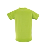 T-shirt desporto infantil poliester transpirável 140 g/m2 SOL'S Sporty cor verde-claro vista traseira