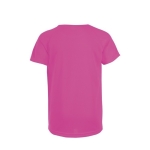 T-shirt desporto infantil poliester transpirável 140 g/m2 SOL'S Sporty cor fúcsia fluorescente vista traseira