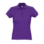 Polos com logo slim fit para mulher em algodão 170 g/m2 SOL'S Passion segunda vista