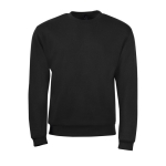 Sweatshirt de poliester e algodão de tacto suave 260 g/m2 SOL'S Spider cor preto