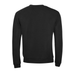 Sweatshirt de poliester e algodão de tacto suave 260 g/m2 SOL'S Spider cor preto vista traseira