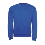 Sweatshirt de poliester e algodão de tacto suave 260 g/m2 SOL'S Spider cor azul real terceira vista