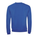 Sweatshirt de poliester e algodão de tacto suave 260 g/m2 SOL'S Spider cor azul real vista traseira