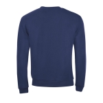 Sweatshirt de poliester e algodão de tacto suave 260 g/m2 SOL'S Spider cor azul-marinho vista traseira