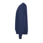 Sweatshirt de poliester e algodão de tacto suave 260 g/m2 SOL'S Spider cor azul-marinho vista lateral