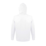 Sweatshirts com capuz para brinde corporativo cor branco vista traseira