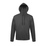 Sweatshirts com capuz para brinde corporativo cor cinzento-escuro oitava vista