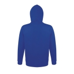 Sweatshirts com capuz para brinde corporativo cor azul real vista traseira