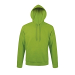 Sweatshirts com capuz para brinde corporativo cor verde-lima