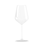 Taças de vinho personalizadas elegantes de cristal com 370ml cor transparente