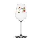 Taças de vinho personalizadas elegantes de cristal com 370ml cor transparente