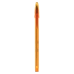 Famosas canetas BIC para imprimir com logo cor cor-de-laranja