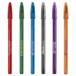 Famosas canetas BIC para imprimir com logo cor violeta