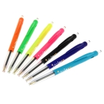 Caneta BIC personalizada com botão tinta preta BIC® M10® Clip cor branco