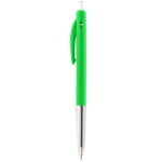 Caneta BIC personalizada com botão tinta preta BIC® M10® Clip cor verde