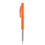 Caneta BIC personalizada com botão tinta preta BIC® M10® Clip cor cor-de-laranja