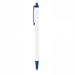 Canetas sustentáveis com tinta azul BIC® Clic Stic Ecolutions® cor azul-marinho