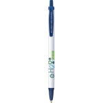 Canetas sustentáveis com tinta azul BIC® Clic Stic Ecolutions® cor azul-marinho