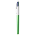 Esferográficas para brindes de tinta quadricolor BIC® 4 Colours Glacé cor verde