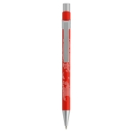 Caneta BIC® Metal Pro Matt | Tinta azul cor vermelho