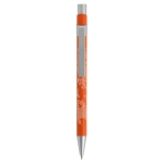 Caneta BIC® Metal Pro Matt | Tinta azul cor cor-de-laranja