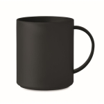 Caneca para personalizar em material PP cor preto