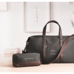 Malas de viagem personalizadas em canvas elegante Journey cor preto vista conjunto principal