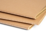 Cadernos com papel reciclado para empresas cor natural terceira vista