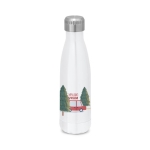 Garrafas térmicas personalizadas com imagem 510ml Ice Sublim cor branco imagem com logo