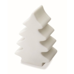 Árvore de plástico com luzes coloridas para decoração Luminosa Tree cor branco