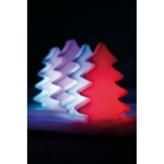 Árvore de plástico com luzes coloridas para decoração Luminosa Tree cor branco vista conjunto