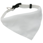 Coleiras bandana personalizáveis para animais cor branco