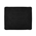 Mantas polares com bolsa para merchandising cor preto segunda vista