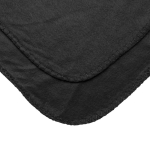 Mantas polares com bolsa para merchandising cor preto terceira vista