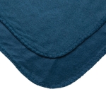 Mantas polares com bolsa para merchandising cor azul-marinho terceira vista