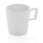 Caneca de cerâmica com interior brilhante e exterior mate 300ml Largo cor branco