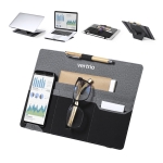 Organizador de trabalho personalizado com suporte com íman e bolsos segunda vista