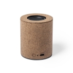 Coluna de som compacta em cortiça natural e bluetooth 5.0 Natural cork cor natural segunda vista