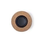 Coluna de som compacta em cortiça natural e bluetooth 5.0 Natural cork cor natural terceira vista