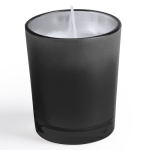 Vela aromática em recipiente de vidro vários aromas e cores Cosy cor preto